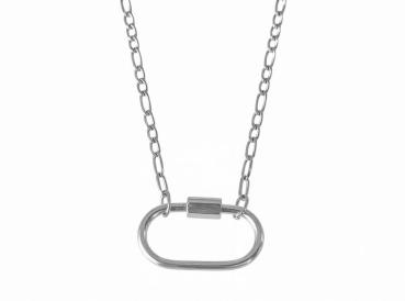 Ruby mit Schnalle groß - silber